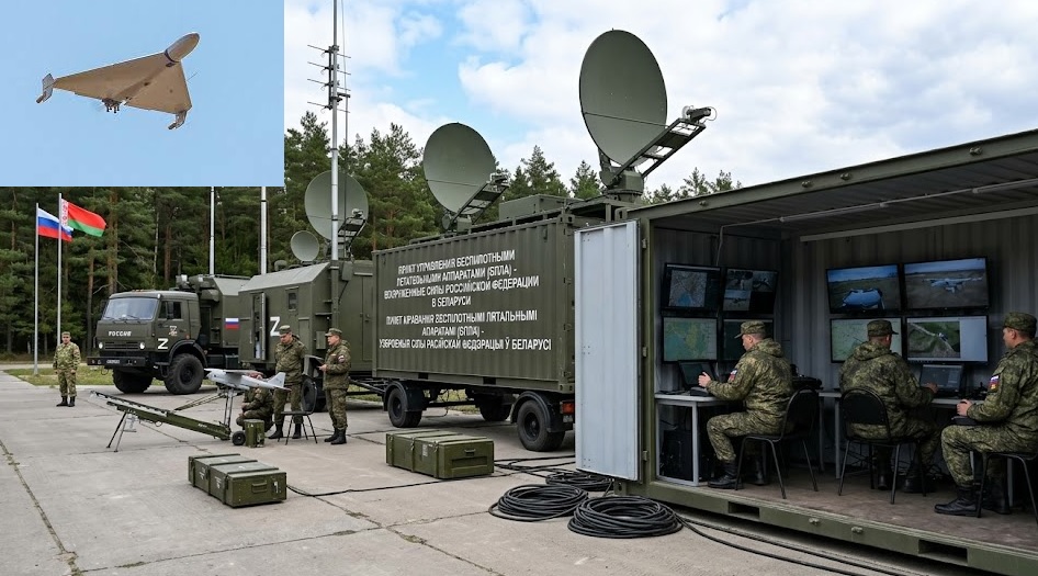 Russia Establishes Drone Control Stations in Belarus, Expands UAV Operations Toward Ukraine