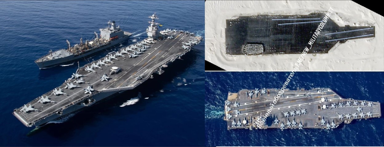  China Now Has A Full-Scale Model Of US Navy Aircraft Carrier USS Gerald R. Ford For Target Practice