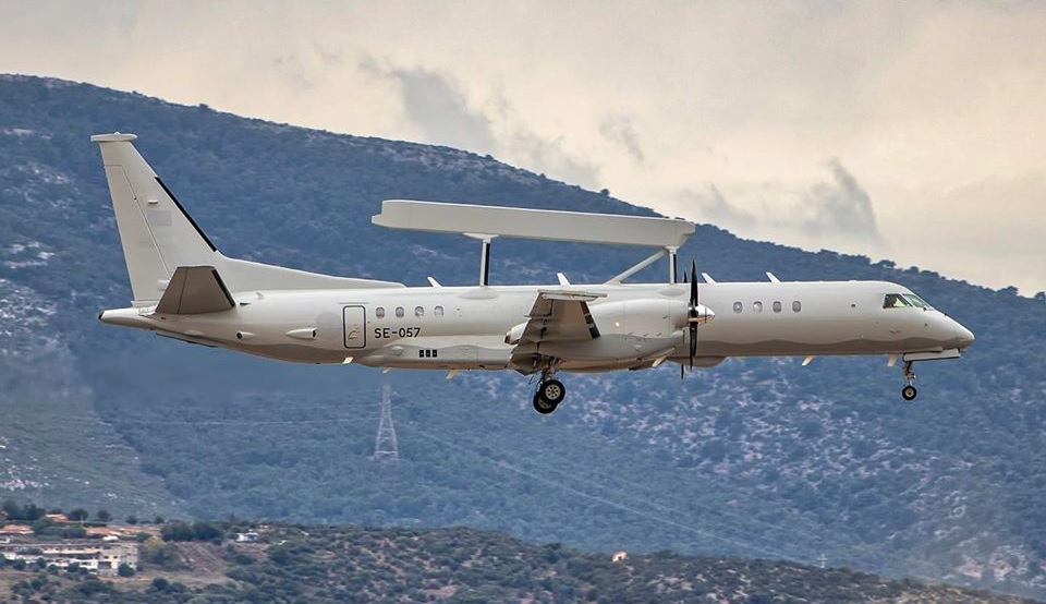 Saab 2000 AEW&C Aircraft with Erieye Radar Handed over to Pakistan