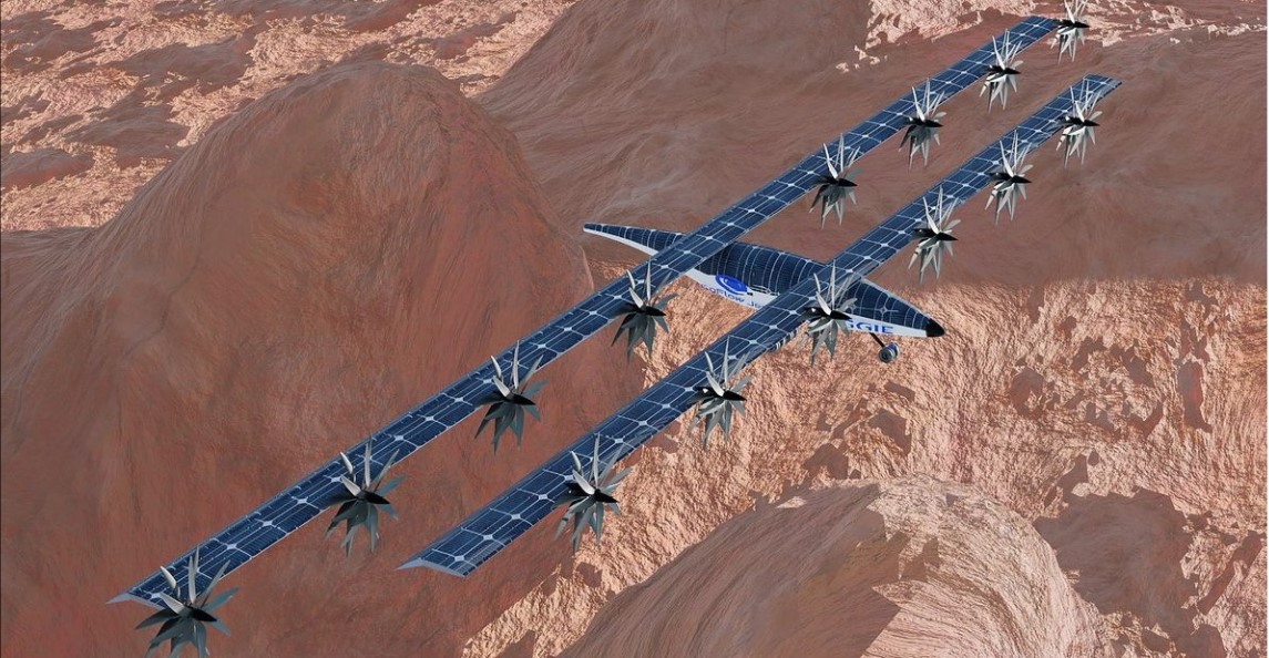 'MAGGIE'  Nasa Mars Plane Concept Could Seek Water from High in the Red Planet's Atmosphere