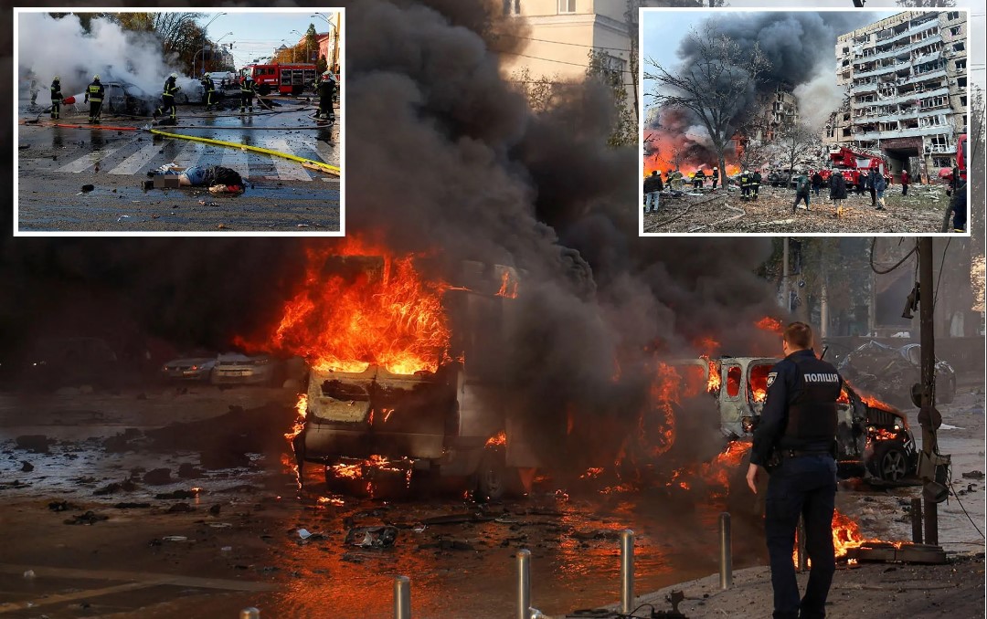 Russian Missiles Strike Ukrainian Cities 18 killed, More than 130 Injured ,Zelensky Vows Revenge