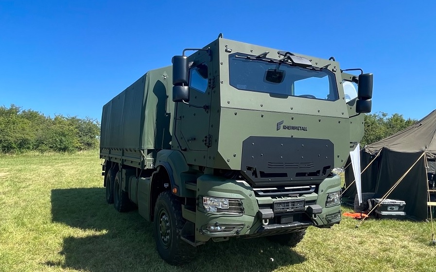 Rheinmetall Unveils New TGS-Mil Protected Truck to Meet Modern Battlefield Demands