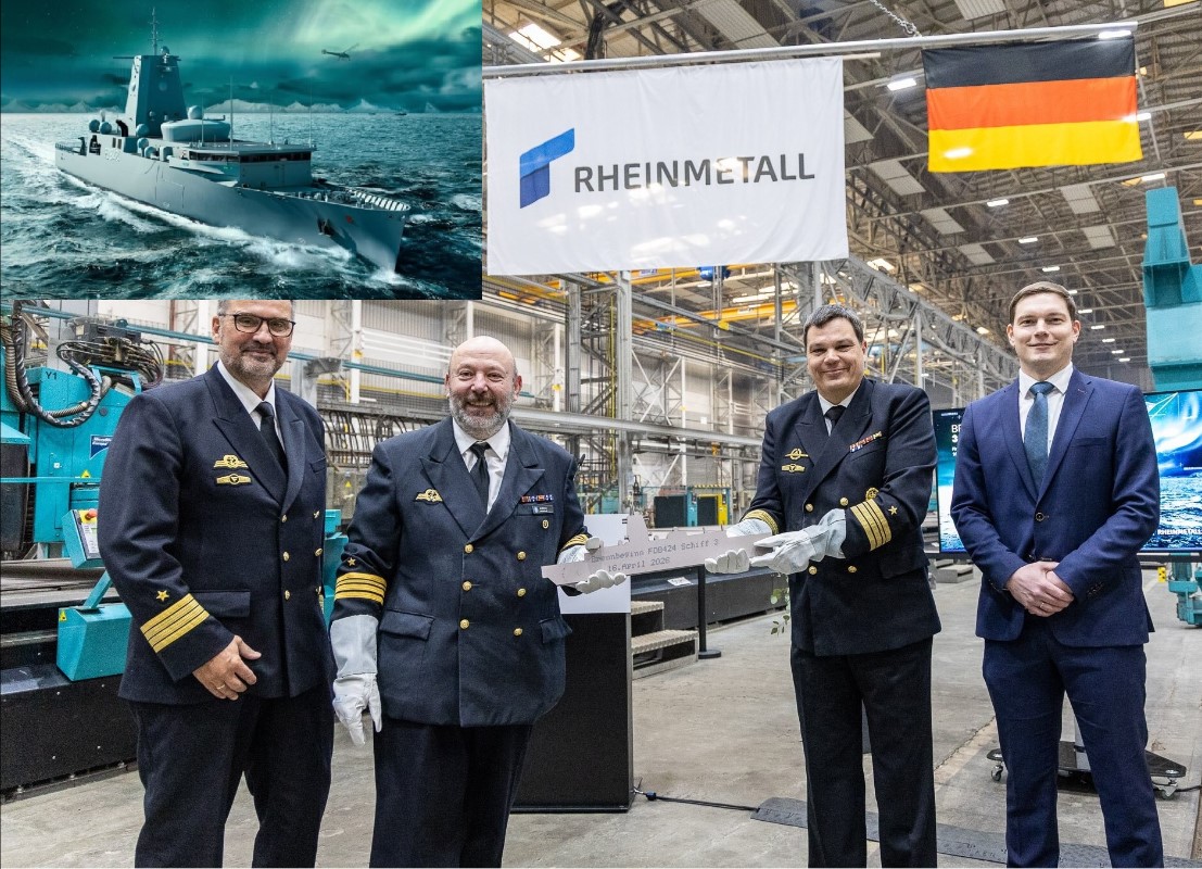 German Navy Starts Construction of Third Type 424 Intelligence Ship Ahead of Schedule