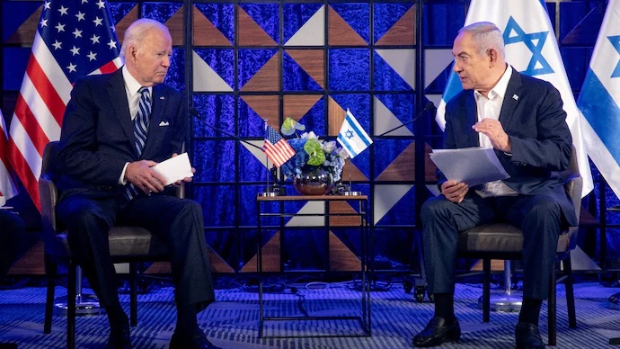 Biden tells Netanyahu ,US Would not Take Part in Offensive Response Against Iran, Media Reports say