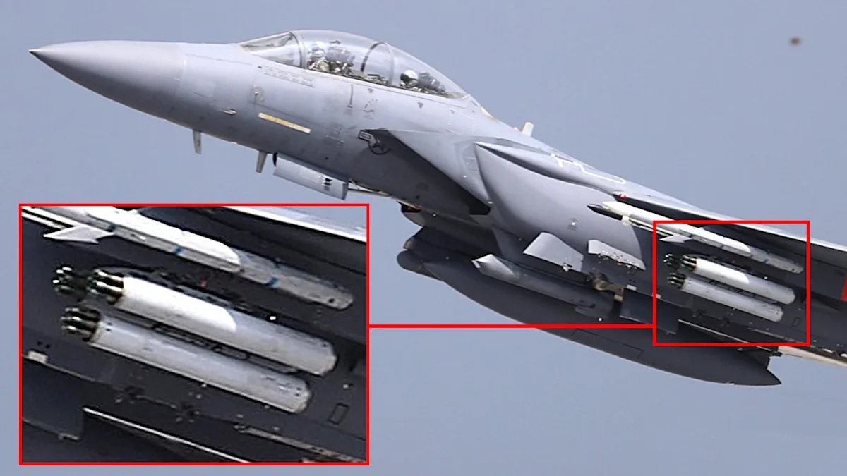 Strike Eagle Unleashes AGR-20F: F-15E Rapidly Fielded with Laser-Guided Rockets for Counter-Drone Warfare