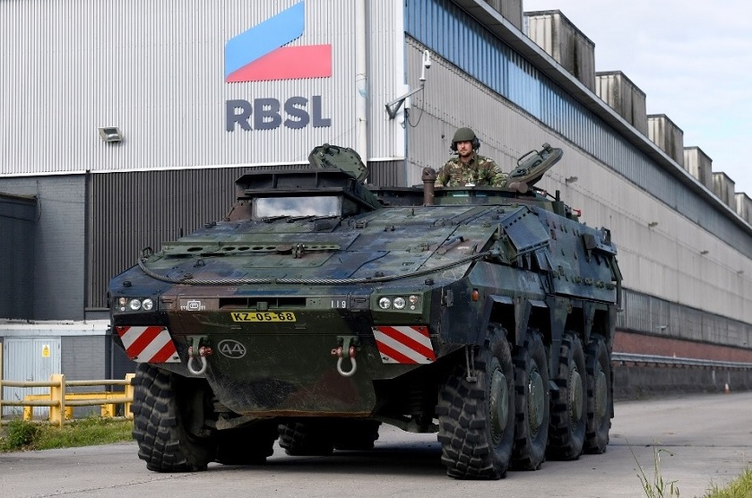 First Fully UK-Built Boxer Armoured Vehicle Delivered to British Army for Training