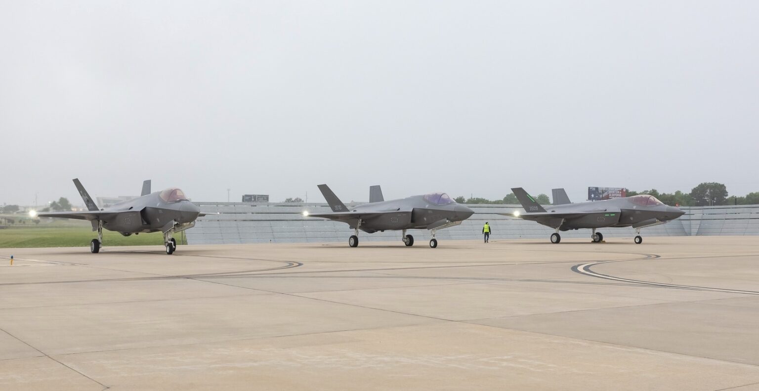 Poland Receives First Three F-35A Lightning II Aircraft at Łask Air Base