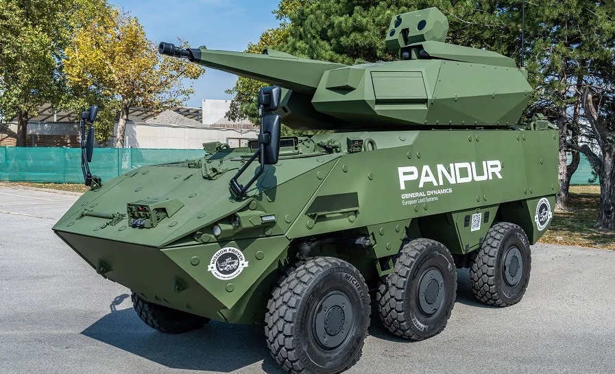 GDELS-Steyr Unveils Advanced Pandur Evo Variant with Skyranger 30 Turret