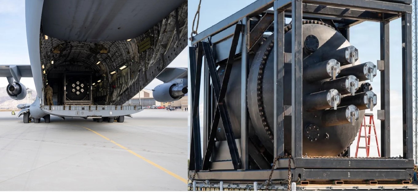 U.S. Conducts First C-17 Strategic Airlift of Ward250 Small Modular Nuclear Microreactor