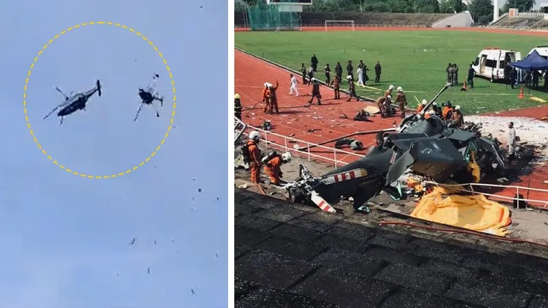 Two Malaysian Navy Helicopters Collide in Mid-Air: 10 Killed in Tragic Accident
