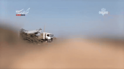 Iran Releases Footage of Qader Missile and Shahid Danaye Drone Launches Toward Two U.S. Navy Destroyers
