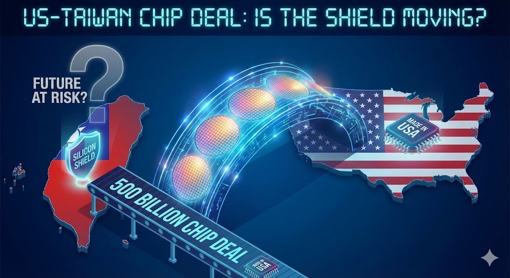 US&ndash;Taiwan $500 Billion Chip Deal: Is Taiwan Losing Its Most Critical Shield?