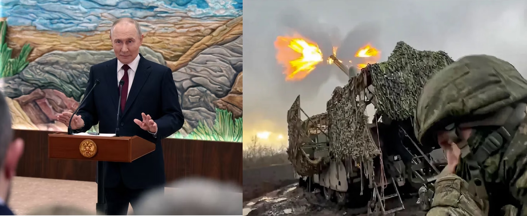 Putin Says Russia Will Halt War Only if Ukraine Withdraws From Occupied Territories