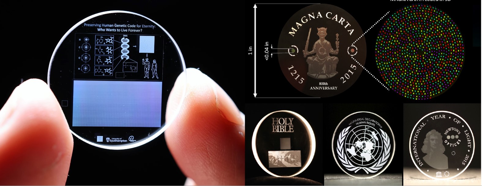 Scientists Create 5D Glass Disc Stores 360TB of Data That Could Last Billions of Years