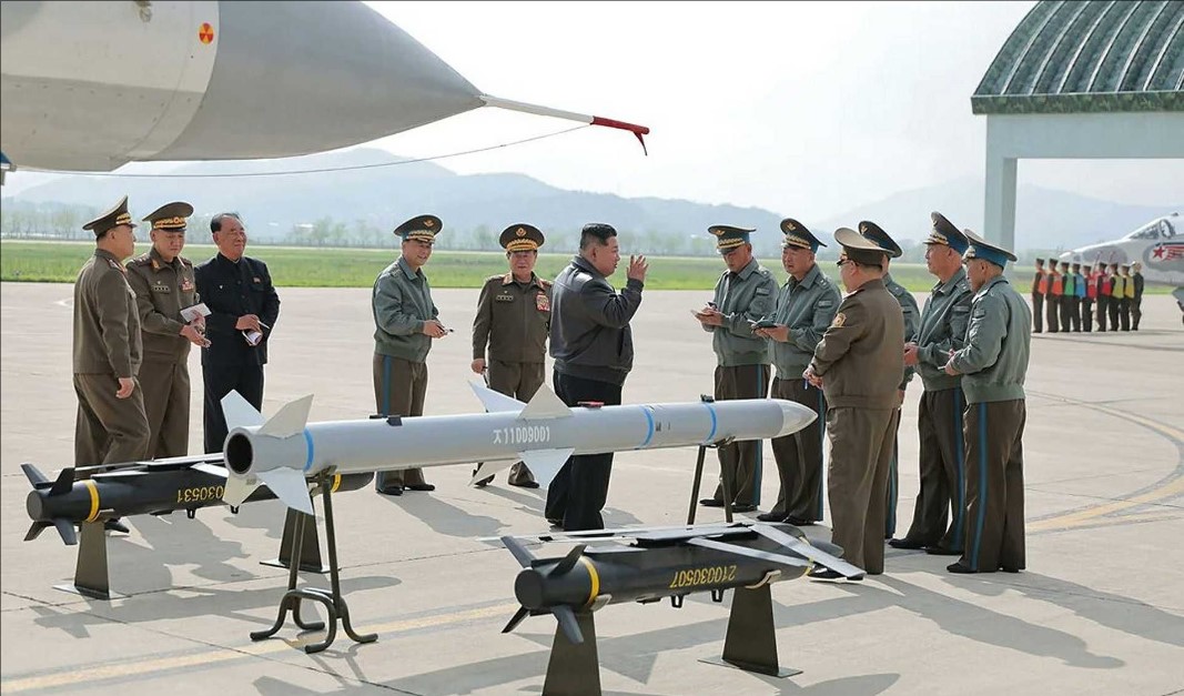 North Korea Unveils New Long-Range Air-to-Air Missile During Major Military Drill