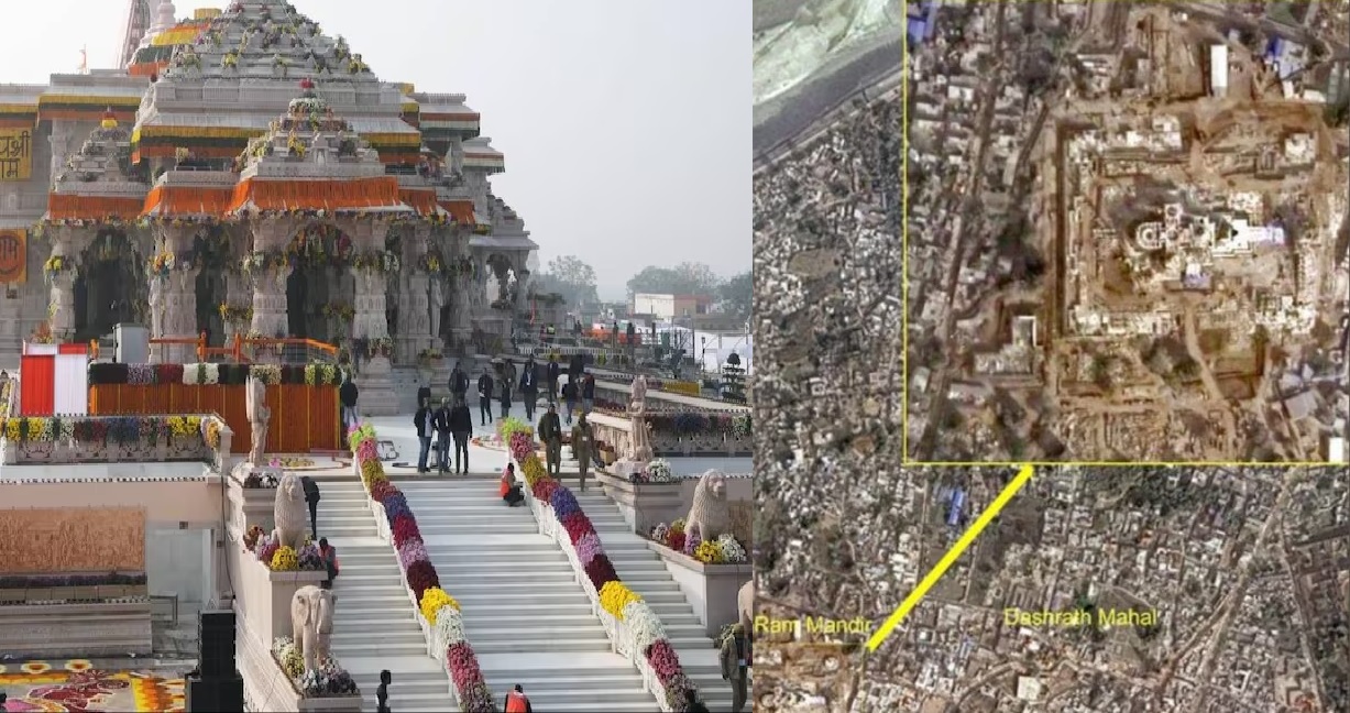 ISRO Satellite Captures Image Of Ram Mandir From Space