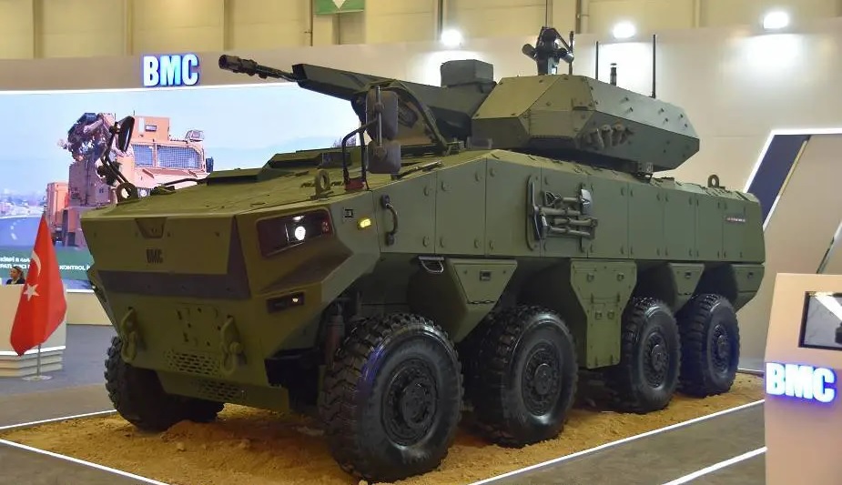 Turkey to Strengthen Land Forces with New ALTUĞ 8×8 Fighting Vehicles