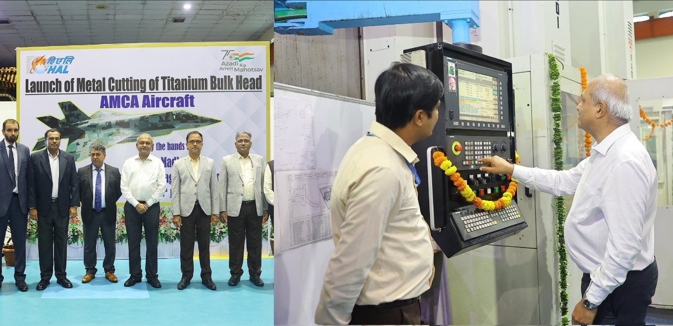 HAL Begins Titanium Bulkhead Manufacturing for AMCA at Nashik Facility