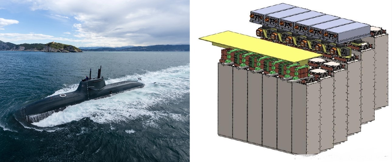 Itlay's OCCAR Advances U212 Submarine with New Lithium Battery System