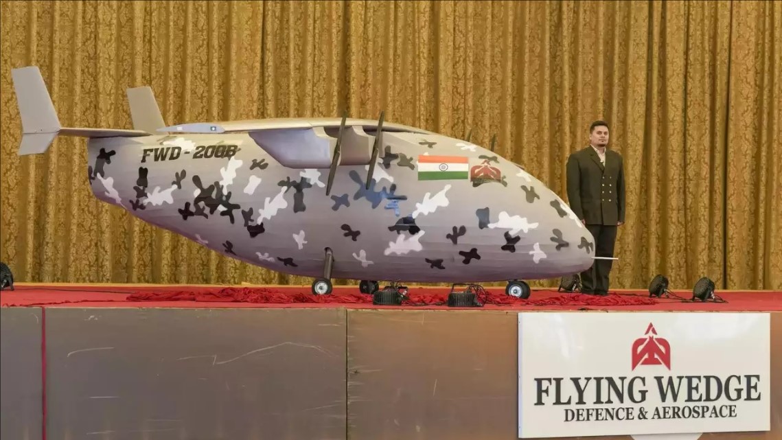  India Unveils FWD-200B First Indigenous Bomber Drone : A Game-Changer in Defence Technology